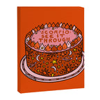 Scorpio Cake Canvas Print Gallery Image 8