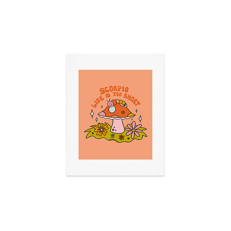 Scorpio Caterpillar Art Print Gallery Image 1
