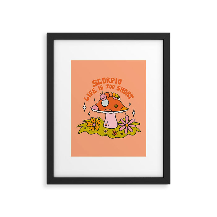 Scorpio Caterpillar Framed Art Print Gallery Image 1