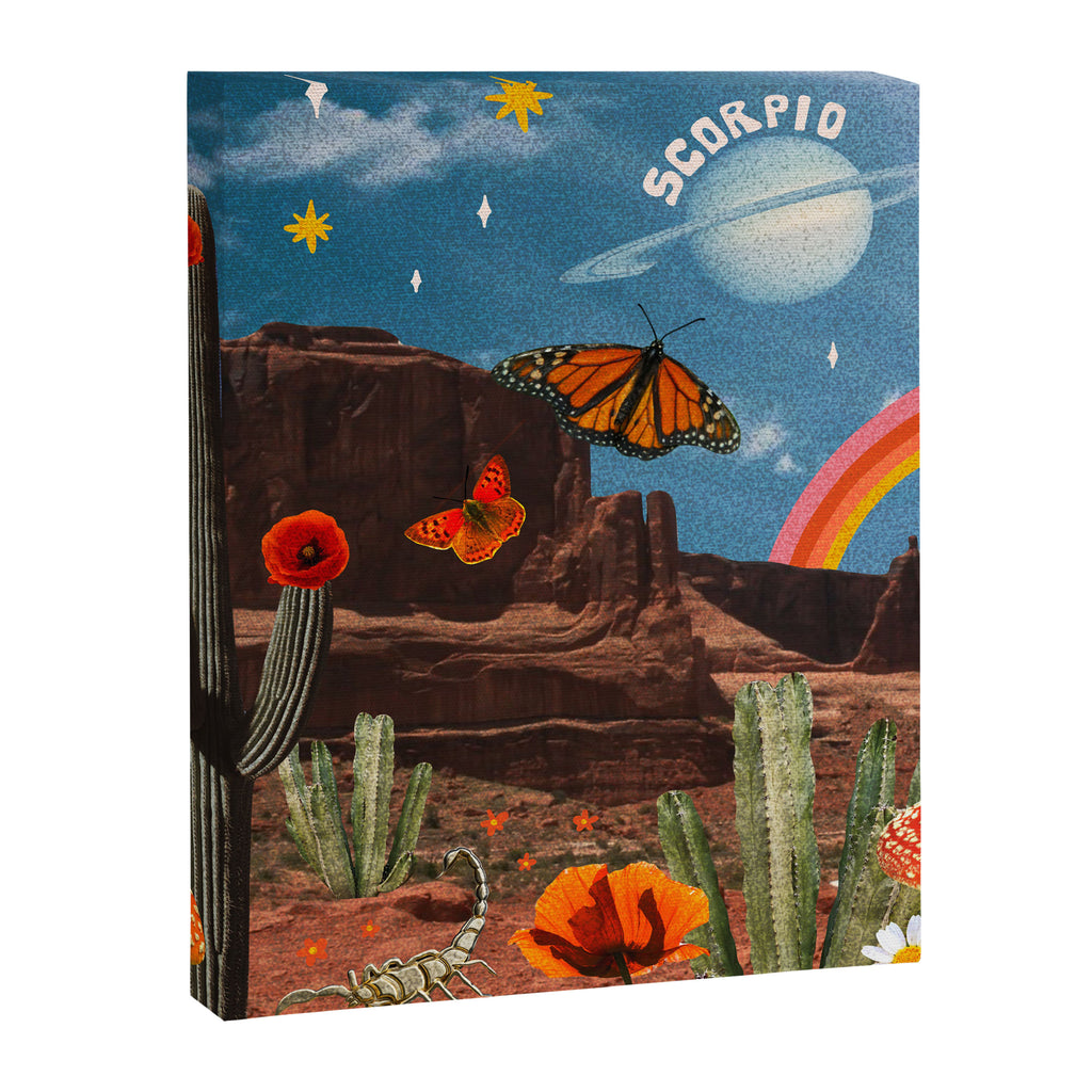 Scorpio Collage Canvas Print Gallery Image 8