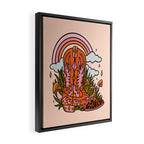 Scorpio Cowboy Boots Framed Canvas Print Gallery Image 2