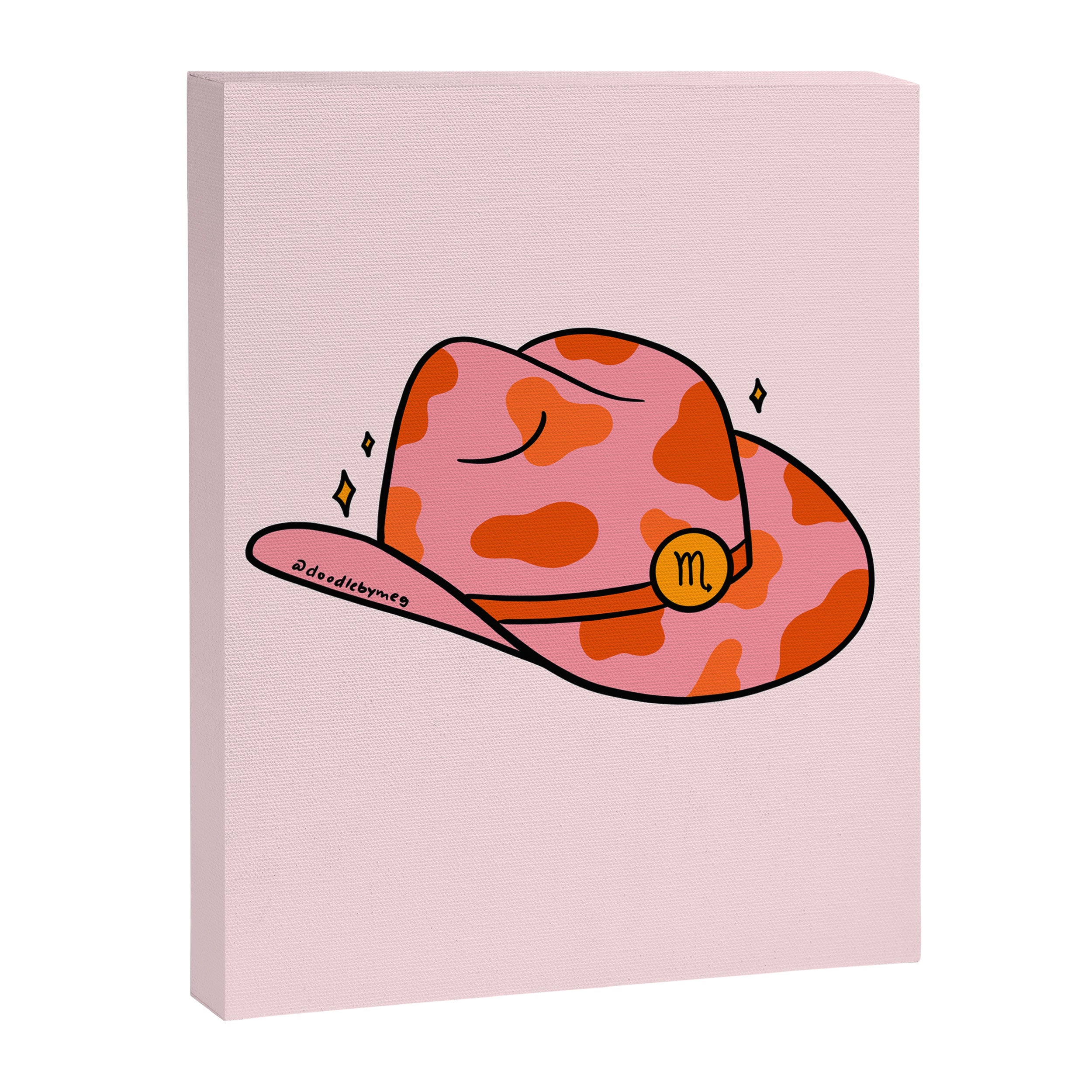 Scorpio Cowboy Hat Canvas Print Gallery Image 8