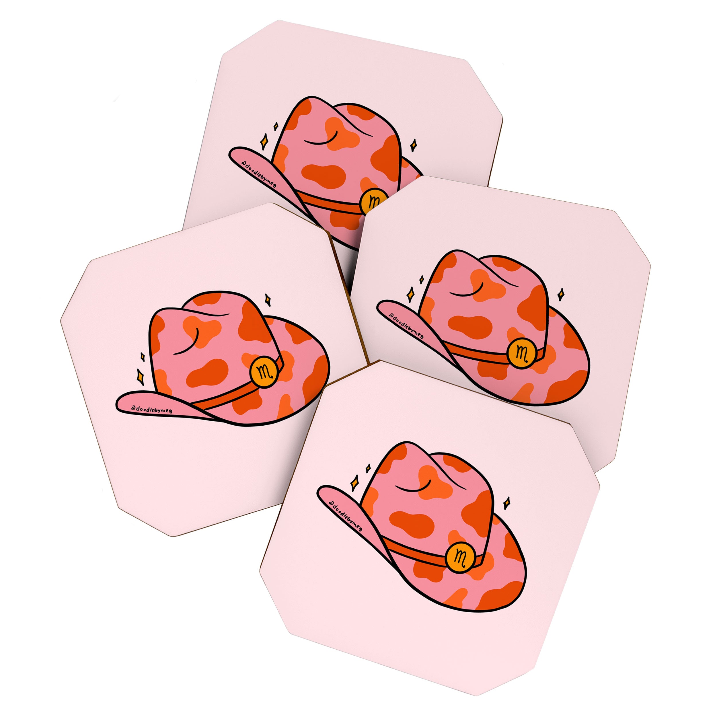 Scorpio Cowboy Hat Coaster Gallery Image 1