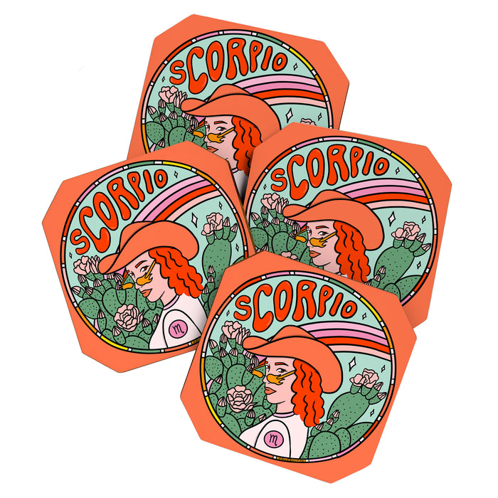 Scorpio Cowgirl Coaster Gallery Image 1