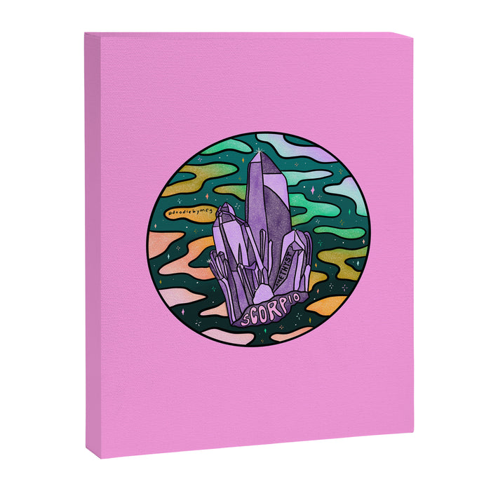 Scorpio Crystal Canvas Print Gallery Image 1