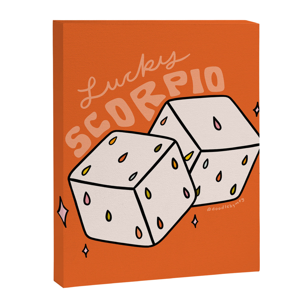 Scorpio Dice Canvas Print Gallery Image 8