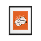 Scorpio Dice Framed Art Print Gallery Image 6