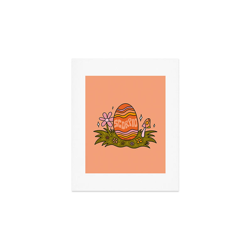 Scorpio Easter Egg Art Print Gallery Image 1