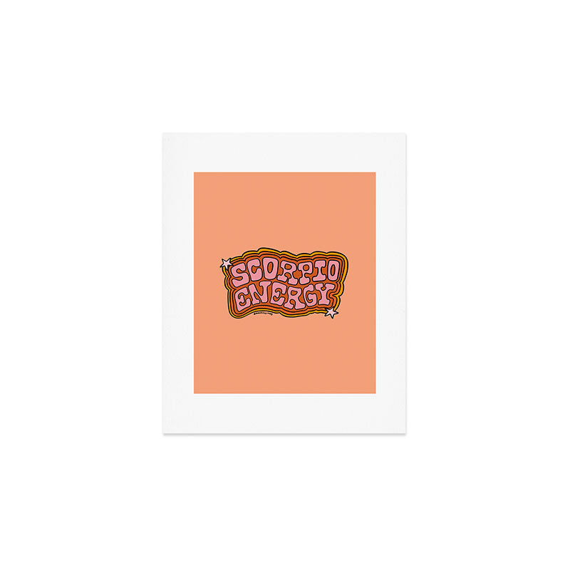 Scorpio Energy Art Print Gallery Image 1