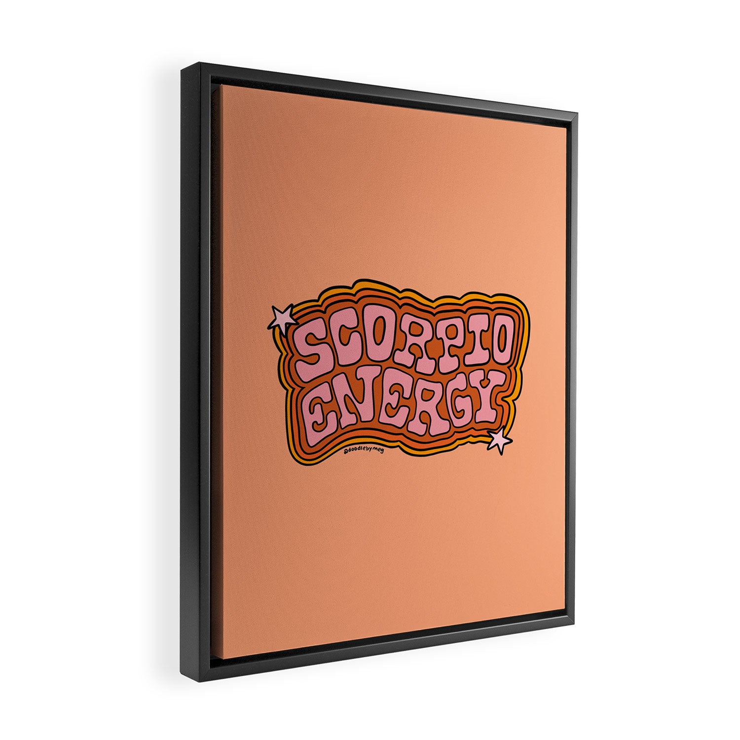 Scorpio Energy Framed Canvas Print Gallery Image 2