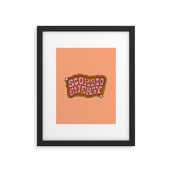 Scorpio Energy Framed Art Print Gallery Image 1
