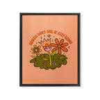 Scorpio Flower Framed Canvas Print Gallery Image 8