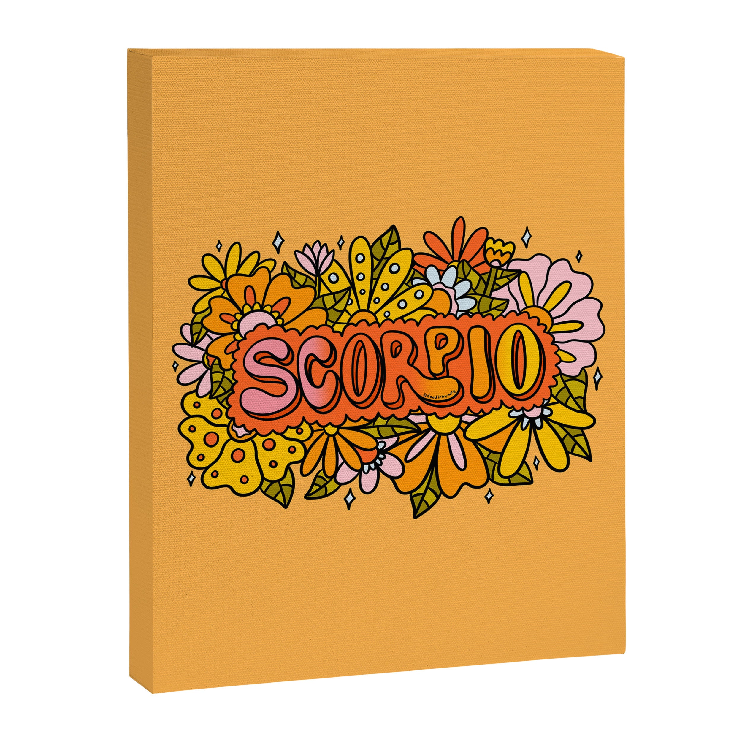 Scorpio Flowers Canvas Print Gallery Image 8