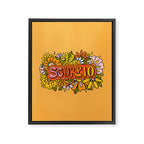 Scorpio Flowers Framed Canvas Print Gallery Image 8