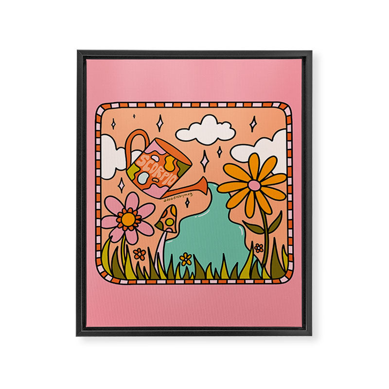 Scorpio Garden Framed Canvas Print Gallery Image 8