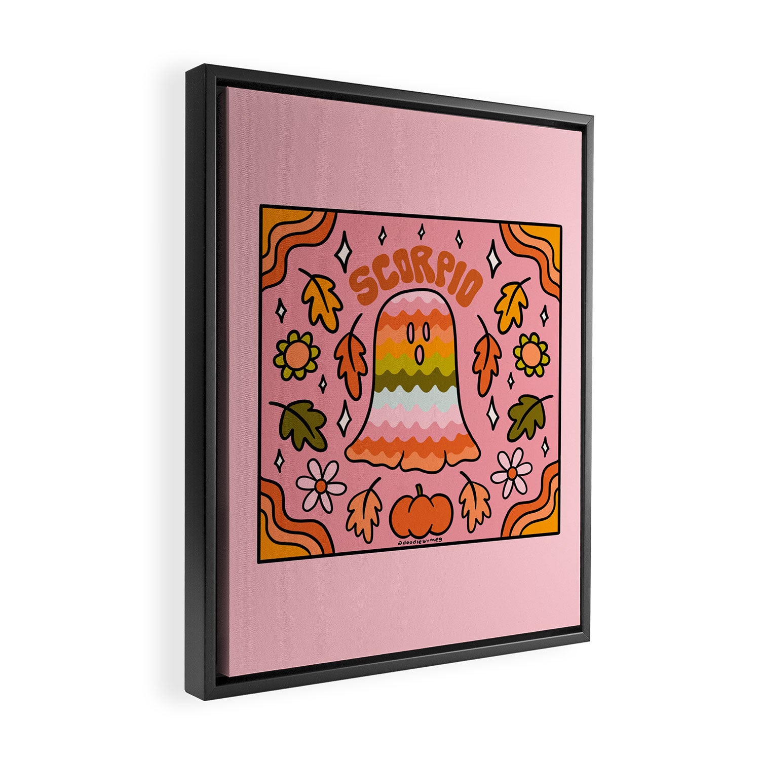Scorpio Ghost Framed Canvas Print Gallery Image 2