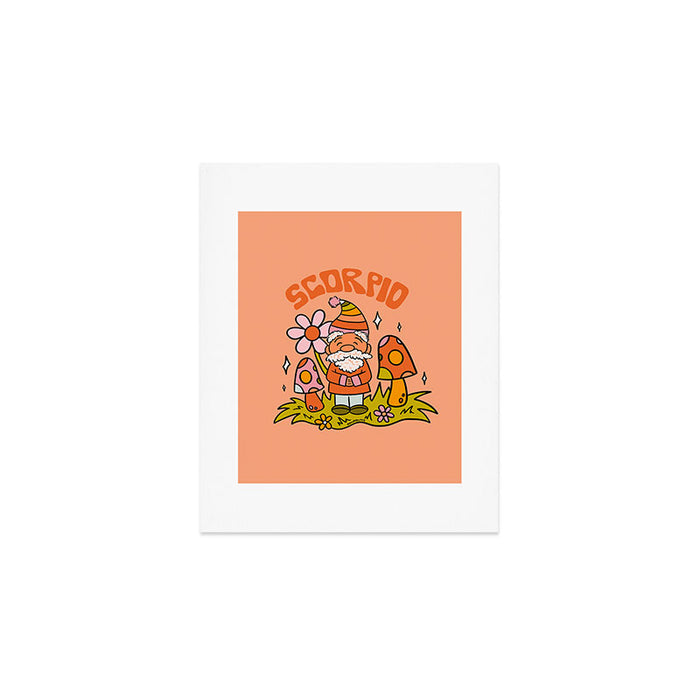 Scorpio Gnome Art Print Gallery Image 1