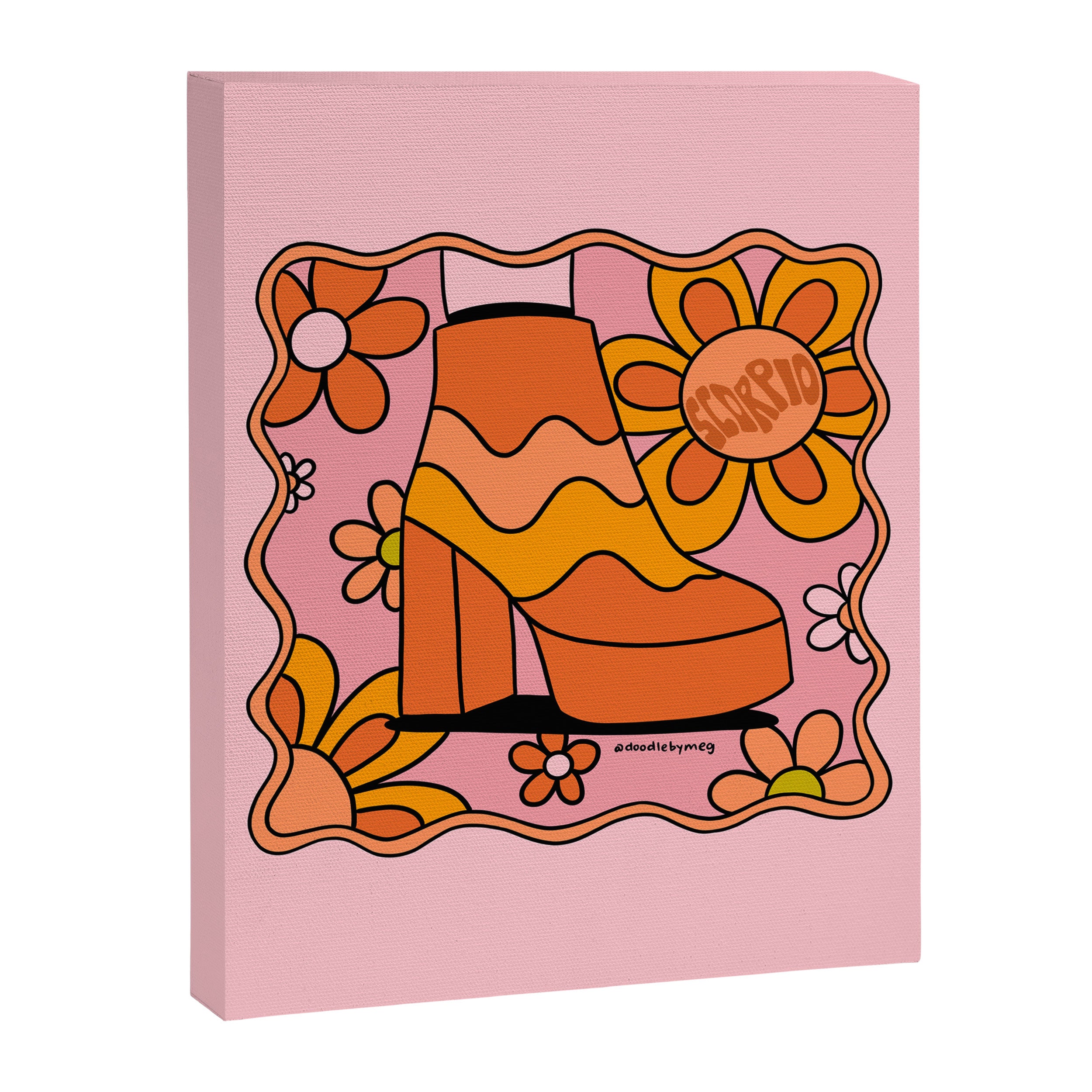 Scorpio Groovy Boot Canvas Print Gallery Image 8