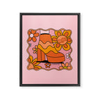 Scorpio Groovy Boot Framed Canvas Print Gallery Image 8
