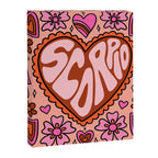 Scorpio Heart Canvas Print Gallery Image 8