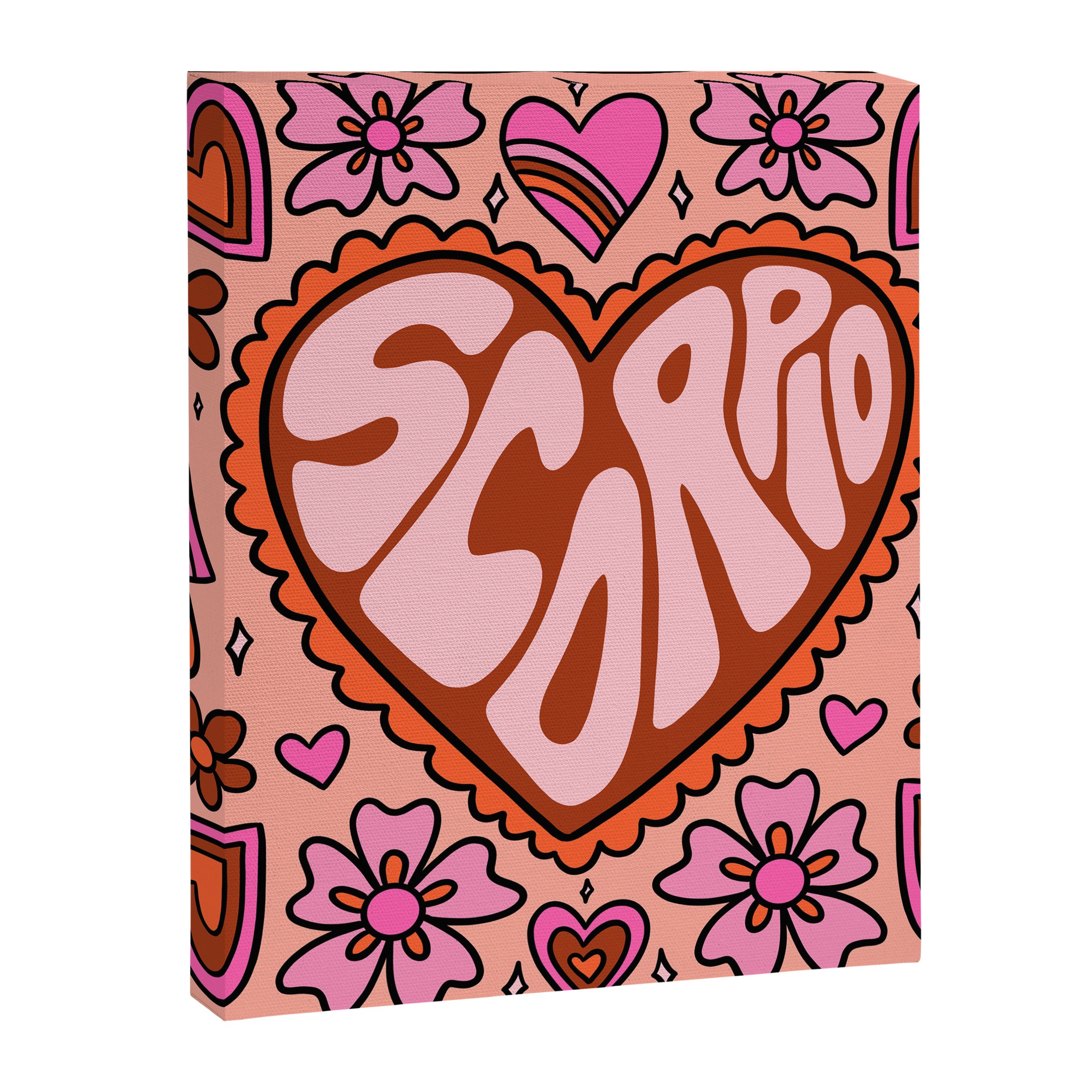 Scorpio Heart Canvas Print Gallery Image 8