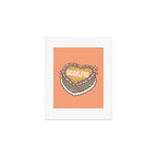 Scorpio Heart Cake Art Print Gallery Image 1