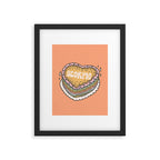 Scorpio Heart Cake Framed Art Print Gallery Image 6