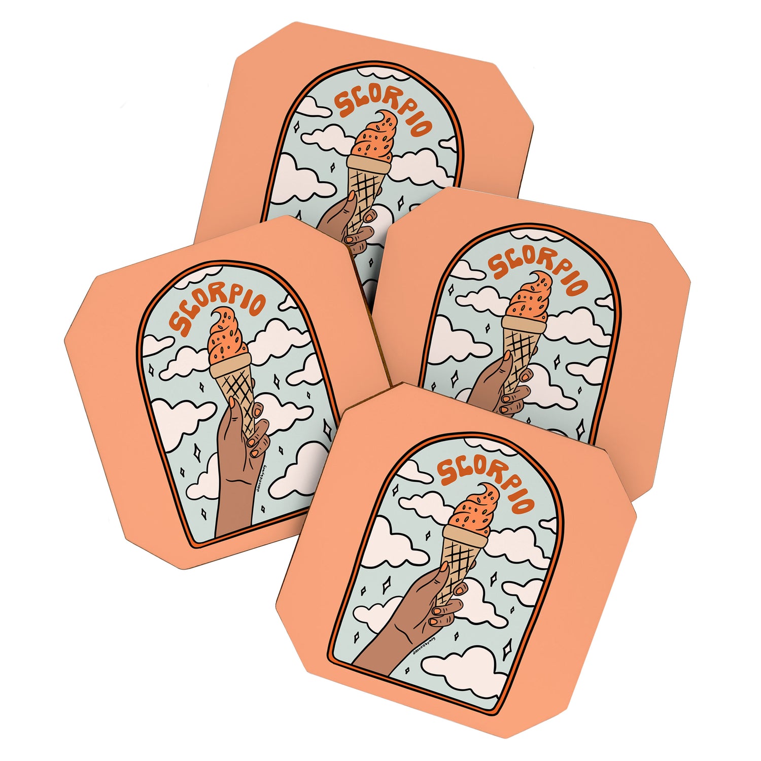 Scorpio Ice Cream Coaster Gallery Image 1