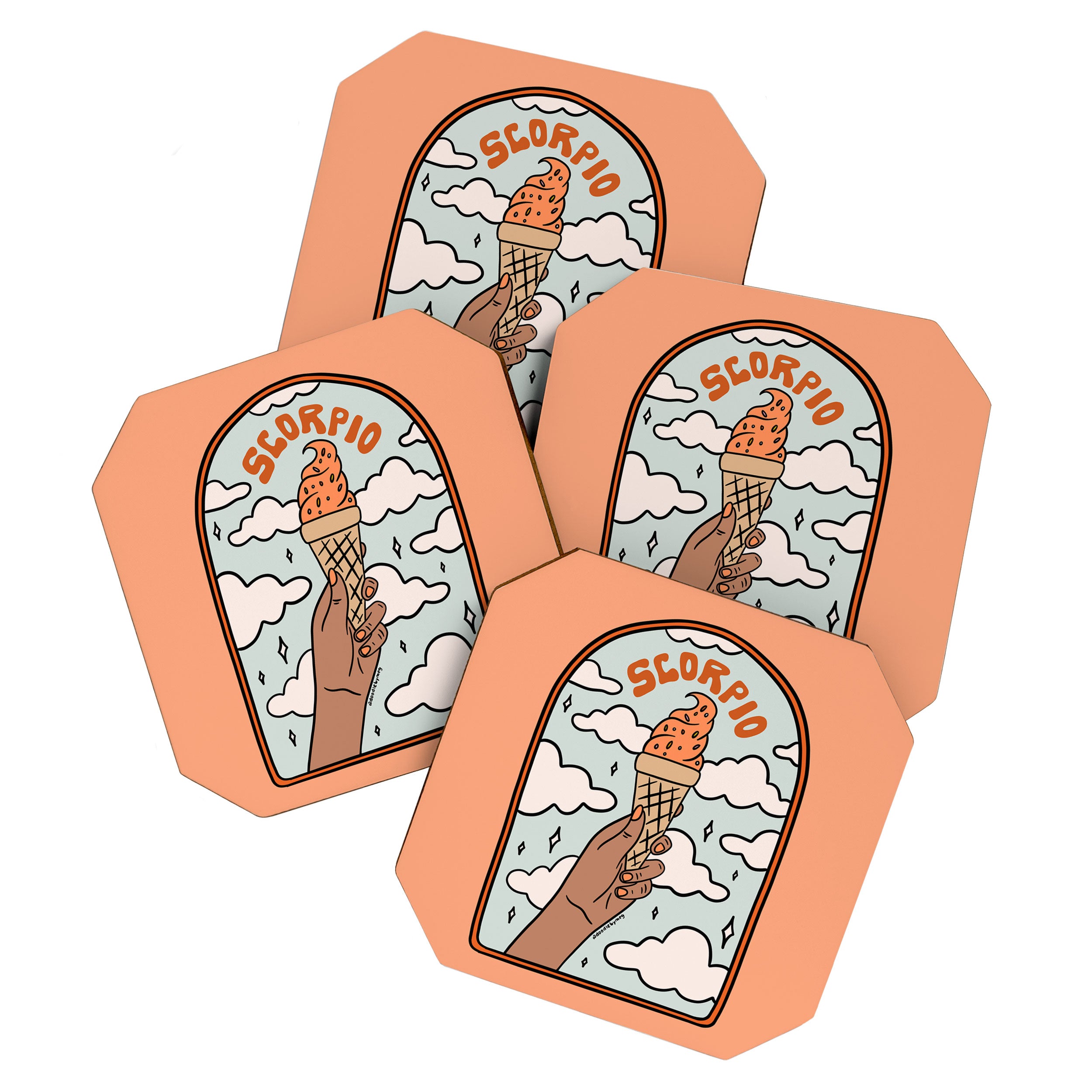 Scorpio Ice Cream Coaster Gallery Image 1