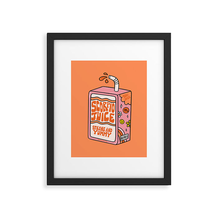 Scorpio Juice Box Framed Art Print Gallery Image 1