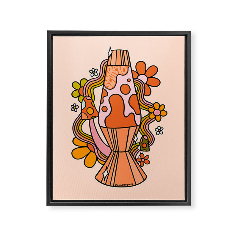 Scorpio Lava Lamp Framed Canvas Print Gallery Image 8
