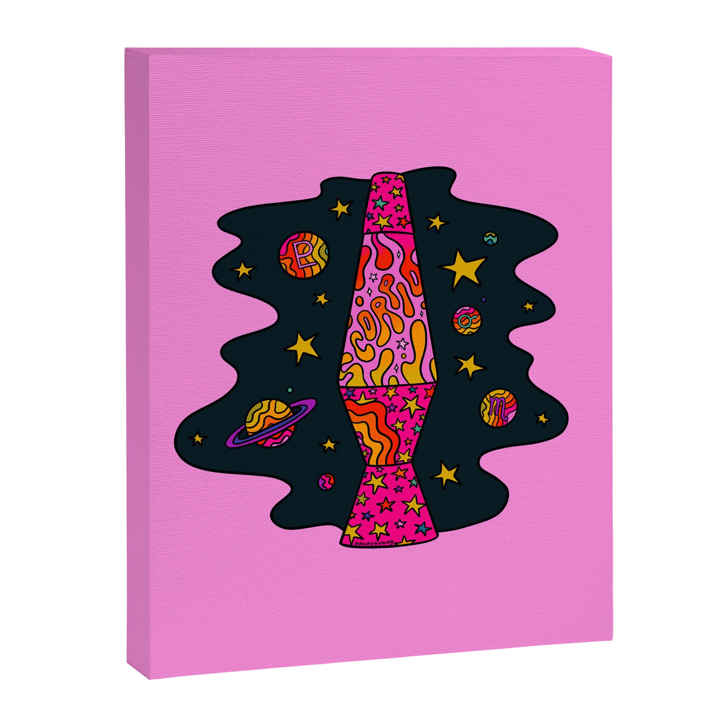 Scorpio Lava Lamp Canvas Print Gallery Image 8