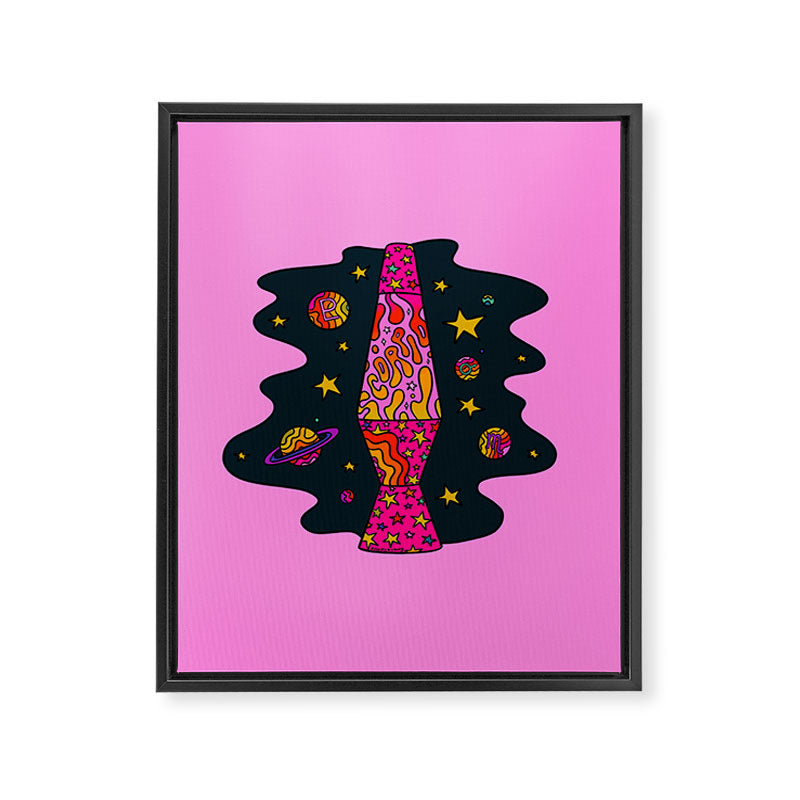 Scorpio Lava Lamp Framed Canvas Print Gallery Image 8
