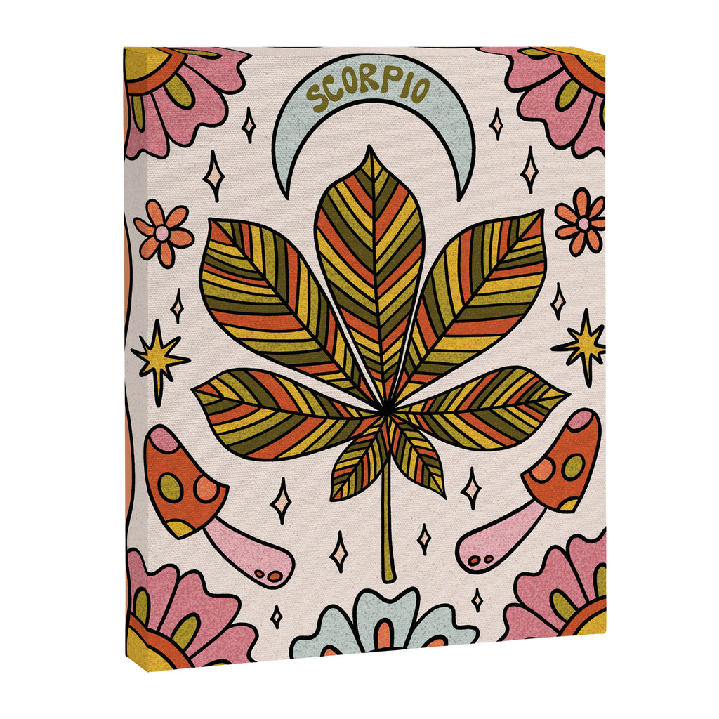 Scorpio Leaf Canvas Print Gallery Image 8