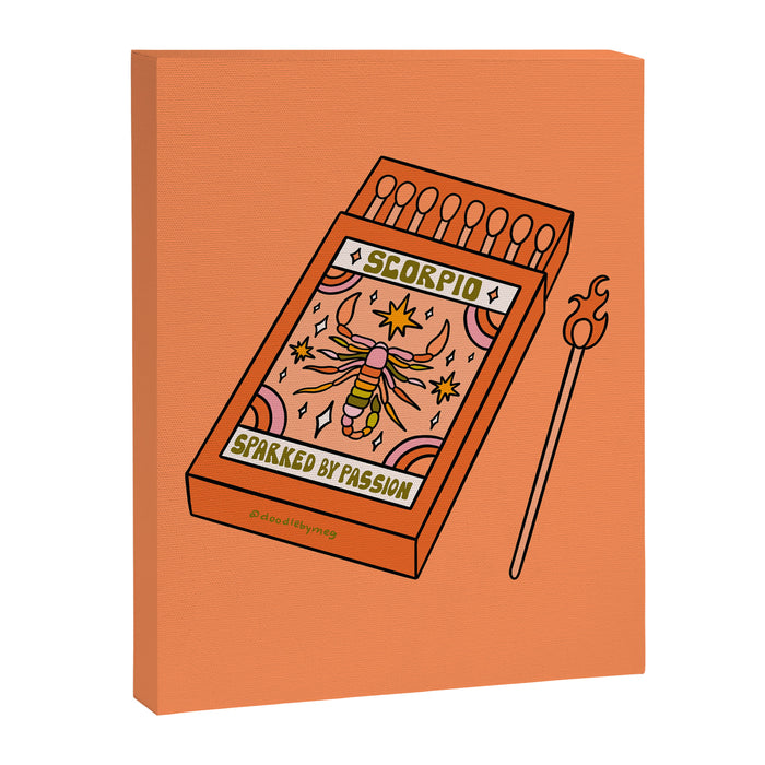 Scorpio Matchbox Canvas Print Gallery Image 1