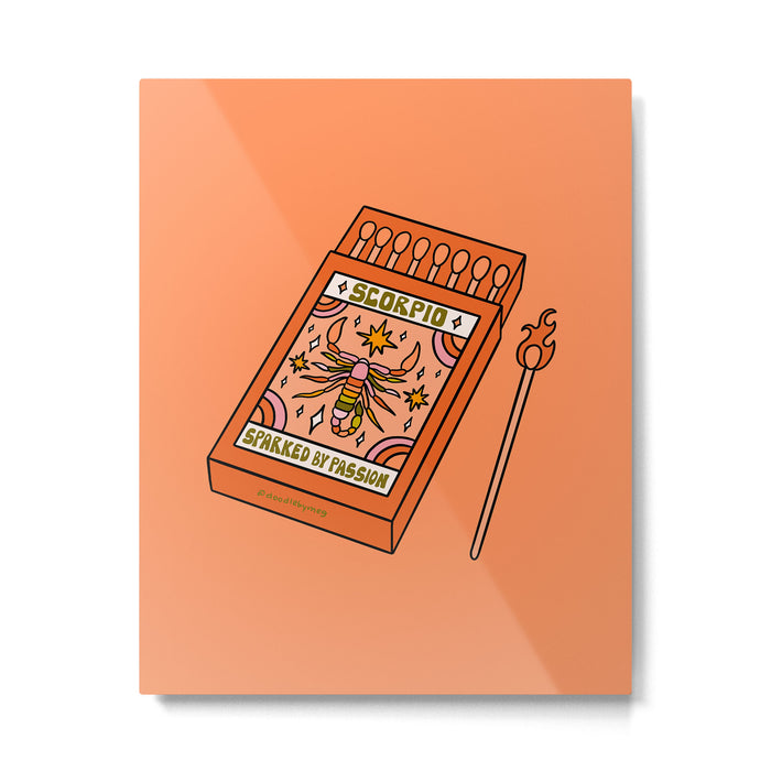 Scorpio Matchbox Metal Print Gallery Image 1