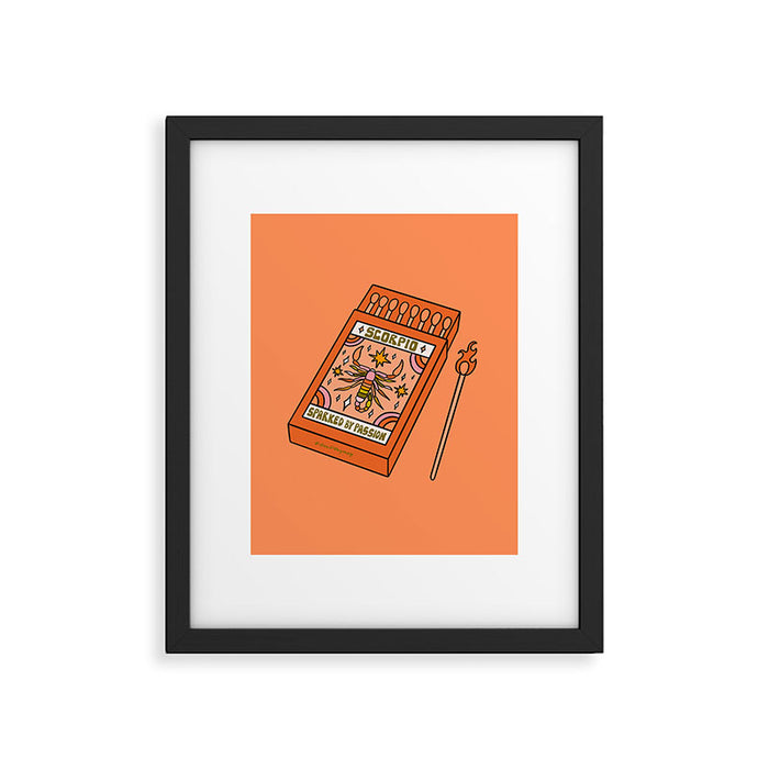Scorpio Matchbox Framed Art Print Gallery Image 1