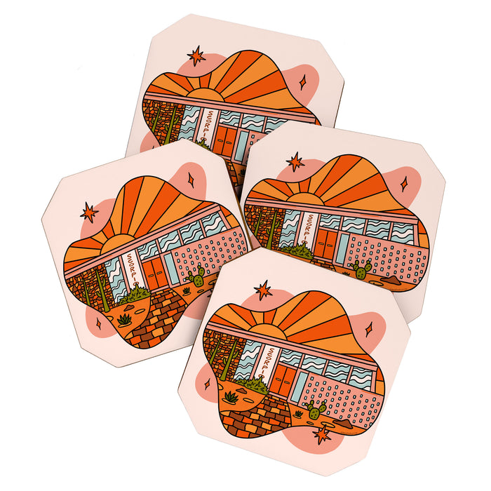 Scorpio Mid Century House Coaster Gallery Image 1
