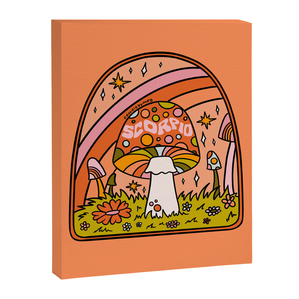 Scorpio Mushroom Canvas Print Gallery Image 8