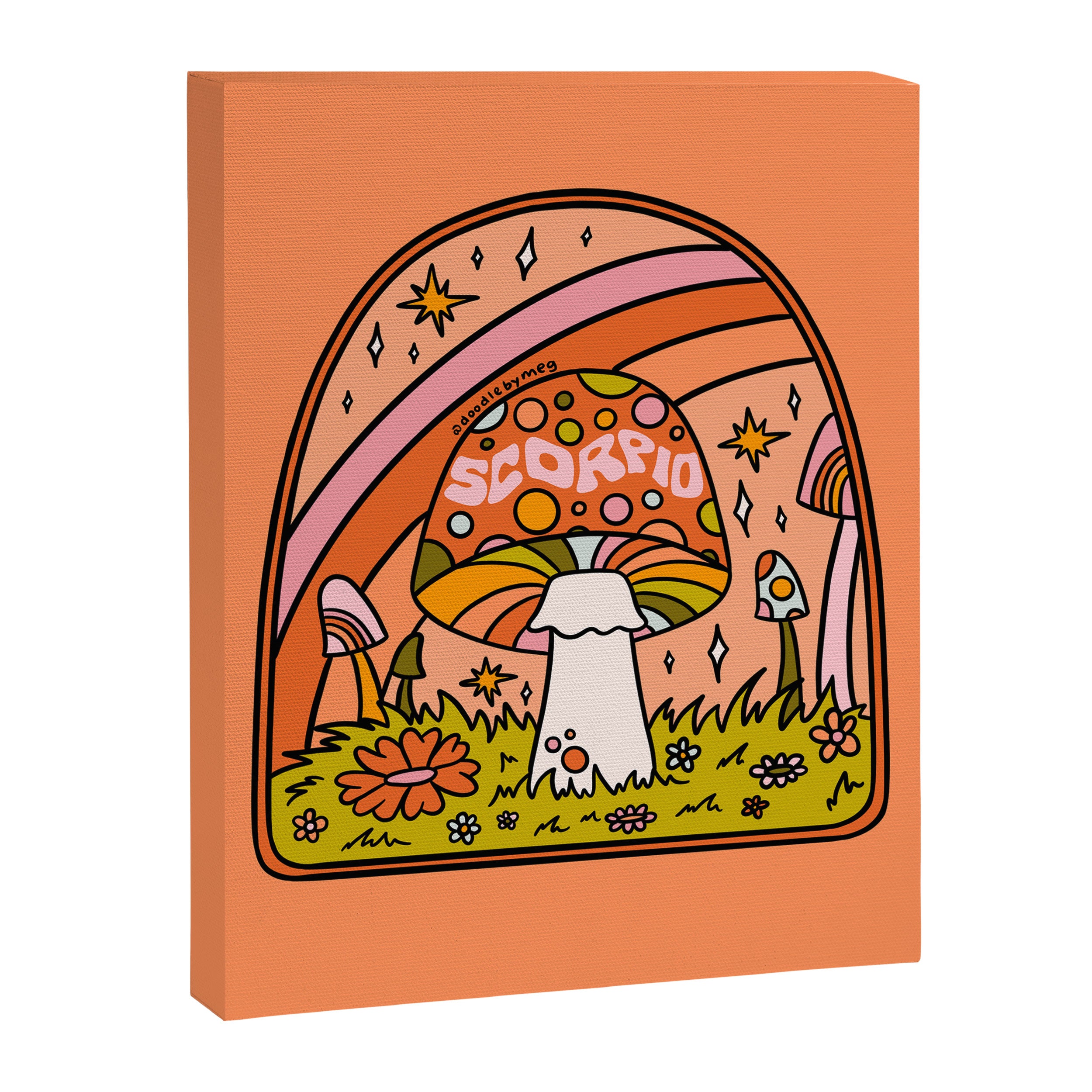 Scorpio Mushroom Canvas Print Gallery Image 8