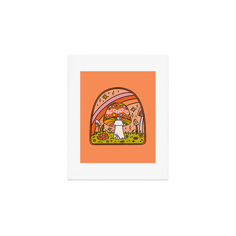 Scorpio Mushroom Art Print Gallery Image 1