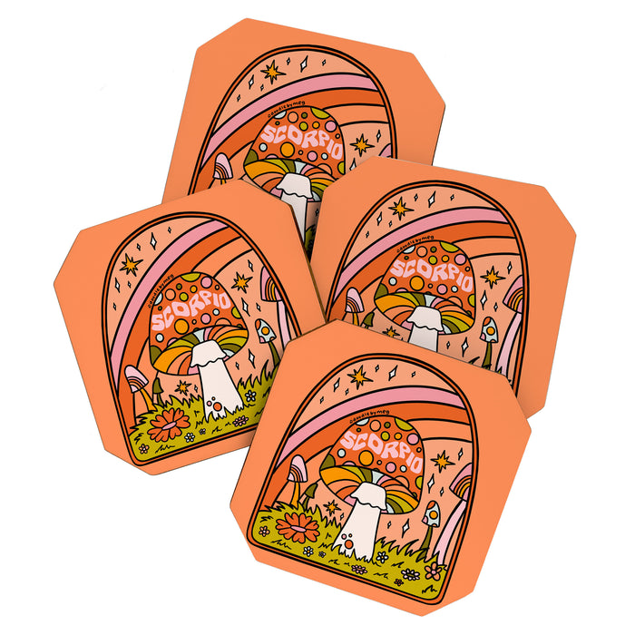 Scorpio Mushroom Coaster Gallery Image 1