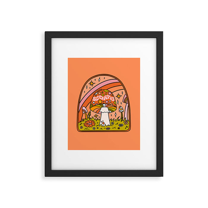 Scorpio Mushroom Framed Art Print Gallery Image 1