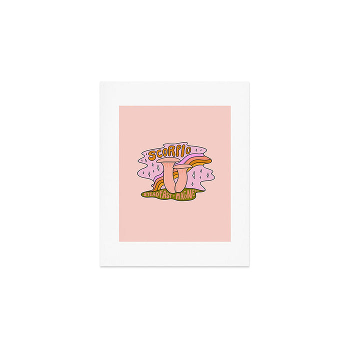 Scorpio Mushroom Art Print Gallery Image 1