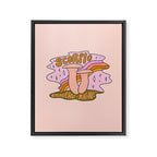 Scorpio Mushroom Framed Canvas Print Gallery Image 8