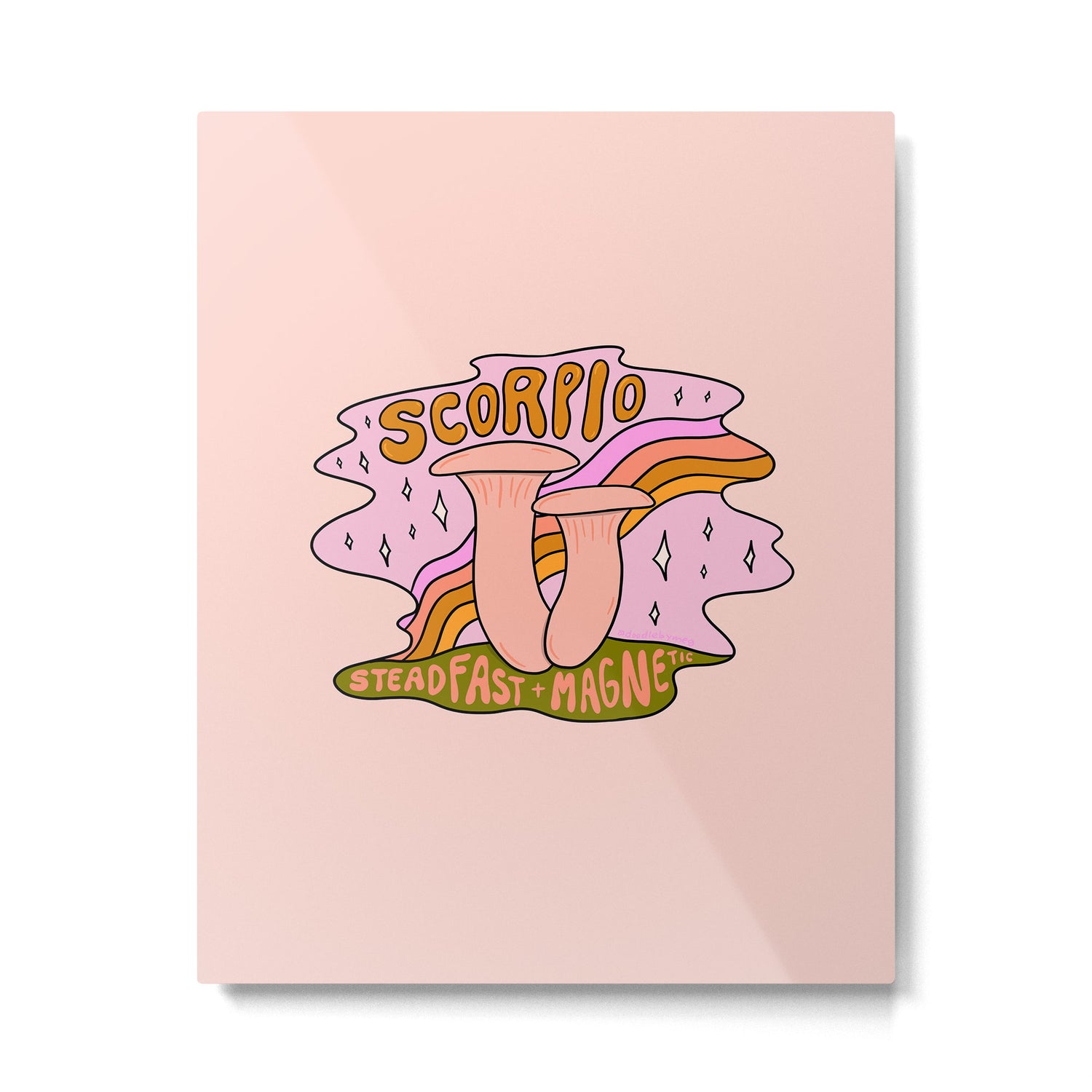 Scorpio Mushroom Metal Print Gallery Image 6