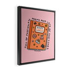 Scorpio Notebook Framed Canvas Print Gallery Image 2