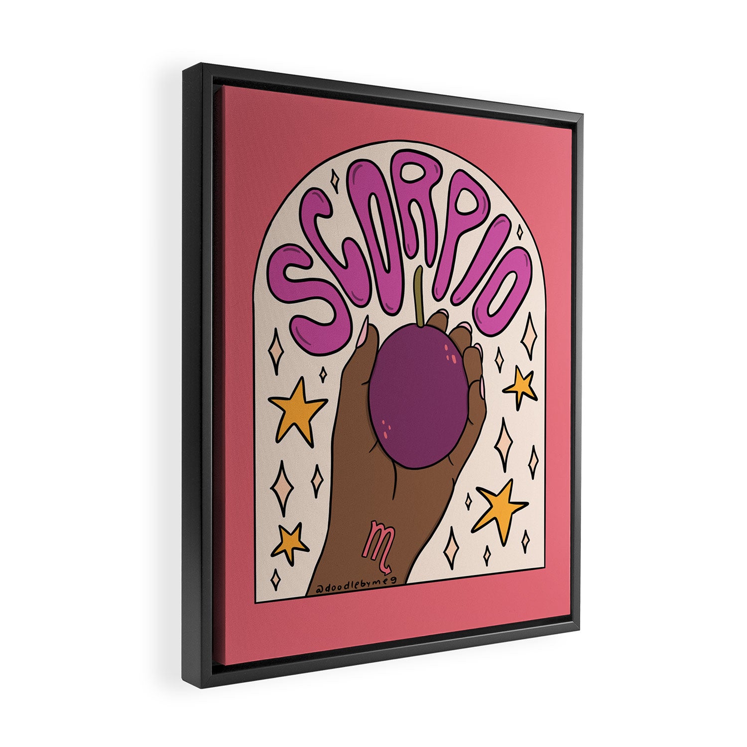 Scorpio Passion Fruit Framed Canvas Print Gallery Image 2
