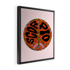 Scorpio Peace Sign Framed Canvas Print Gallery Image 2