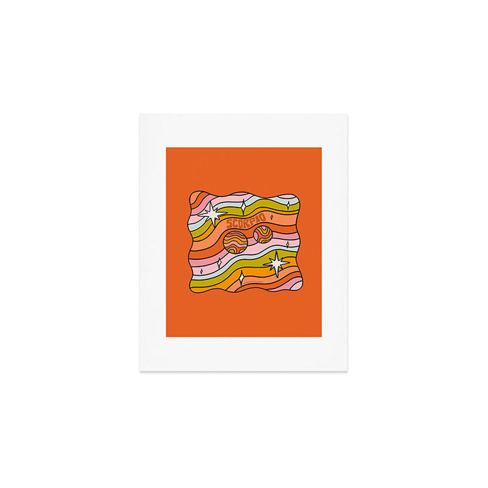 Scorpio Planet Art Print Gallery Image 1